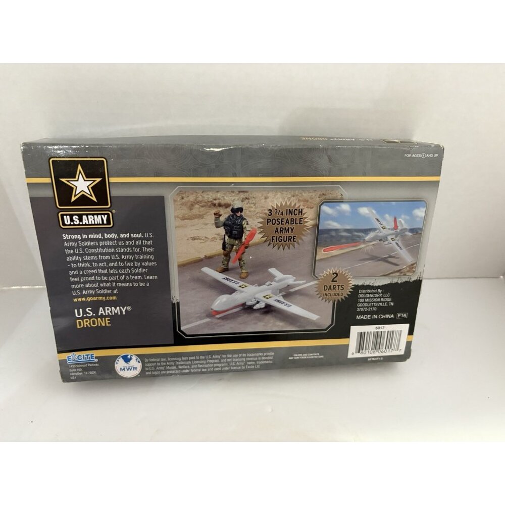 Excite U.S. Army Drone Official Licensed Action Figure Military Soldier - Picture 6 of 10